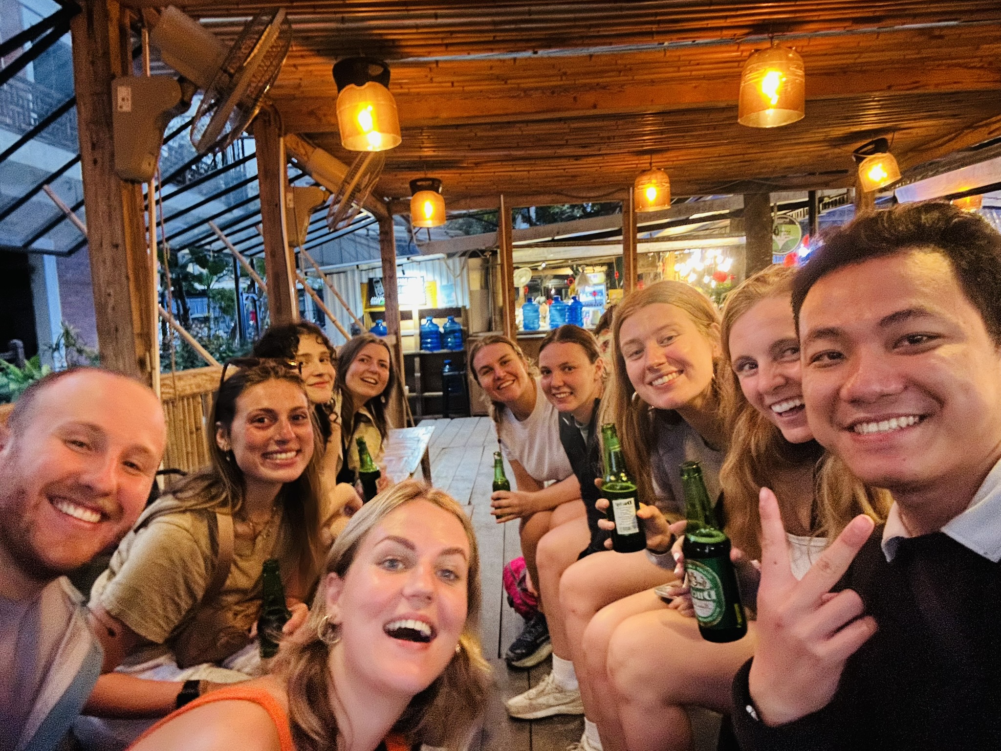 Intricate stone carvings inside the temple grounds